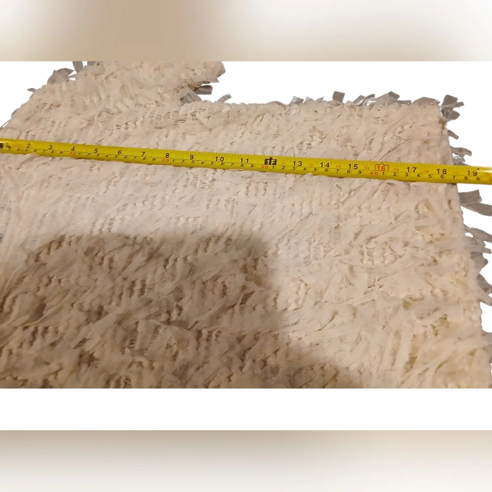 Zara Cream Textured Blouse - Picture 6 of 9